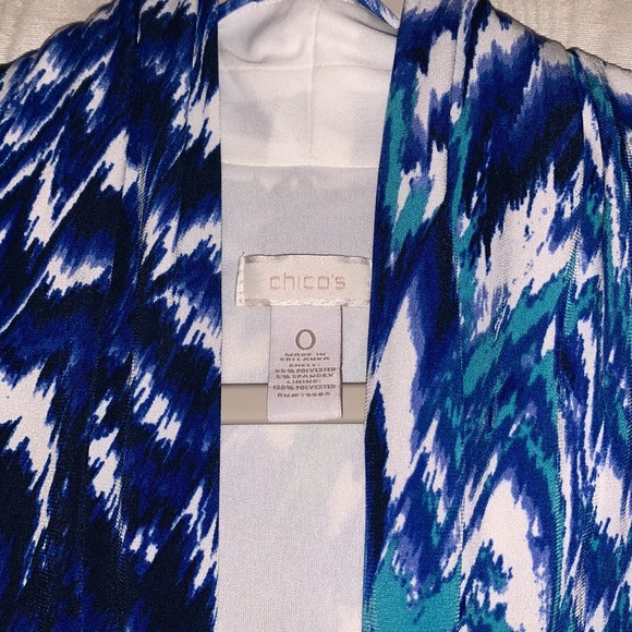 NWOT Chico’s Watercolor Patterned Princess Line Maxi Dress in Chico’s Size 0 - Picture 4 of 9